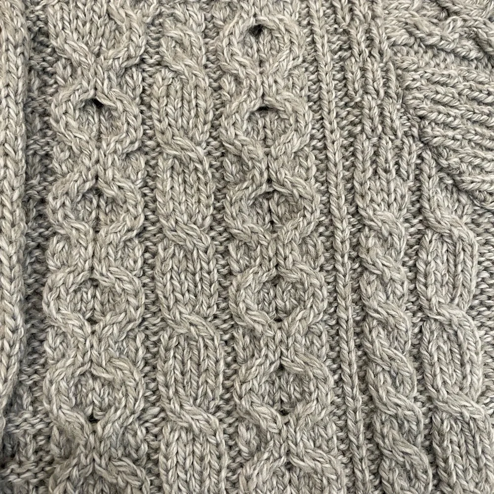 Aran Sweater Market blue cabled cardigan - Picture 11 of 14